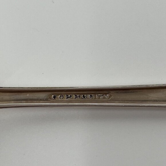 Oneida Community White Orchid Vintage Silverplate Hostess Set 5 - Picture 6 of 6